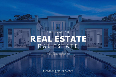 Real Estate Portrait Luxury Brochure design graphic design illustration vector