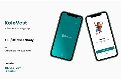 Kolovest: A Savings App