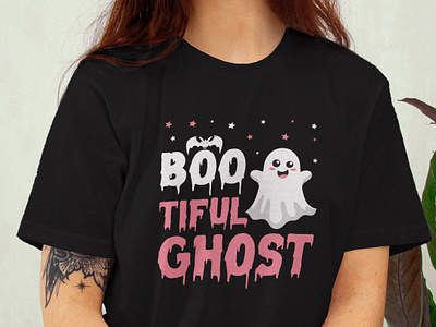 Boo Tiful Ghost || Too Cute To Spoke Tshirt design boo branding clothing design designs free mockup ghost graphic design halloween halloween tee halloweenshirt illustration logo print pumpkine spoky t shirt design tshirt