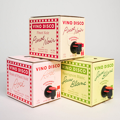 Boxed Wine Packaging branding cpg packaging print typography wine