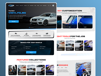 Automotive E-Commerce Website abstract design accessories automotive car classic design dribbble shots e commerce first page homepage homepage design homepage inspiration illustration inspiration modern design typography ui design uiux4success ux design website website design