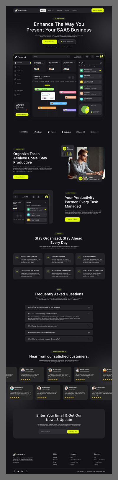 SaaS landing Page Design agency website design droip template figma design modern design modern saas website oripio pricing design product design saas landing page saas website design typograpy design ui design web design webflow template website website design