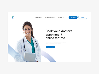 Hospital website design hospital branding hospital userinterface website design website hospital website ui