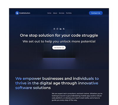 Landing Page UI branding design landing page ui ui uiux ux website