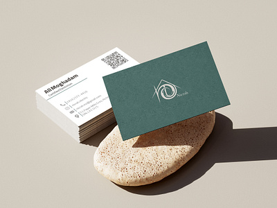 Business card for Ali Moghadam branding business card graphic design