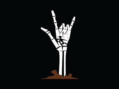 Grave Love american sign language asl bones buried dead death grave halloween hand happy halloween i love you love scary sign sign language skeleton spooky