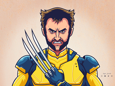 Wolverine brand branding character design graphic design illustration logo mascot sport ui