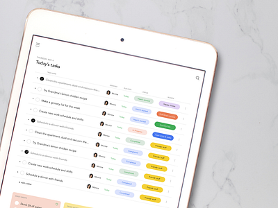 UX/UI design for project and task management app desktopdesign productdesign ui ux uxui uxuidesign