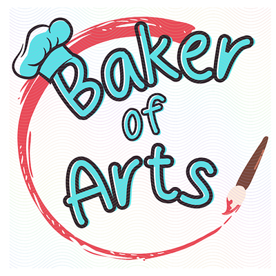 Logo for Baker of Arts website 2d art branding graphic design logo