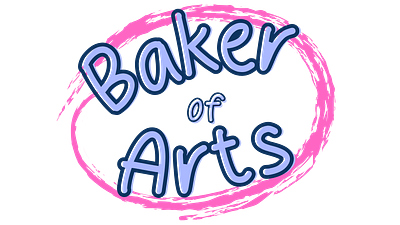 Logo for Baker of Arts website 2d art branding graphic design logo