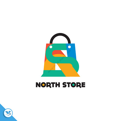 Shopping Store Logo Design branding iconic logo design illustration logo logo design minmalistic shopping store logo store logo design