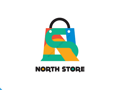 Shopping Store Logo Design branding iconic logo design illustration logo logo design minmalistic shopping store logo store logo design