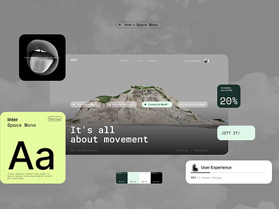 Jitter Template design kit design system guidelines jitter. motion motion uiux