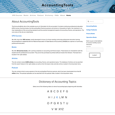 Accounting Website Design figma