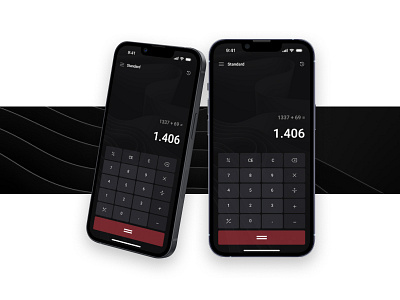 DailyUI 004 Calculator black calculator dailyui dailyui 004 design ios mobile ui