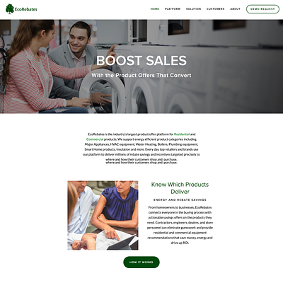 Sales Website Design figma