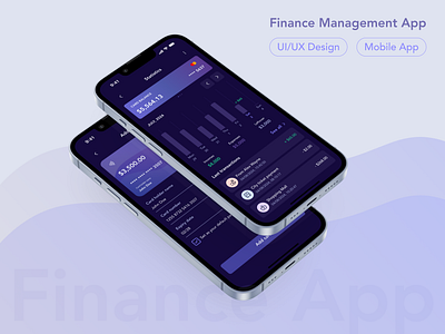 Finance Management App banking app finance app finance app design concept finance management app mobile app mobile app design ui design