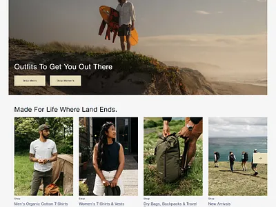 ECommerce Website Design figma