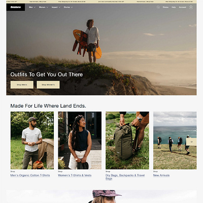 ECommerce Website Design figma
