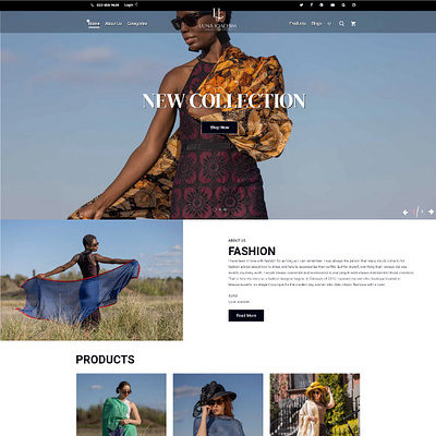ECommerce Website Design figma