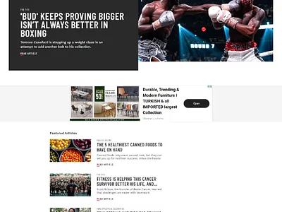 Blog Website Design figma