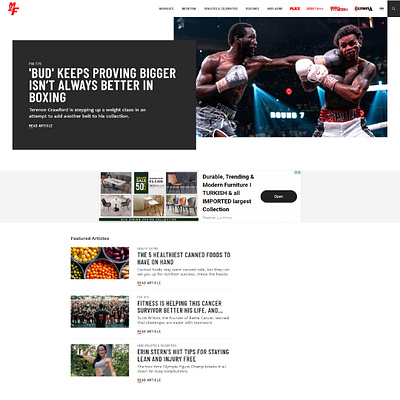 Blog Website Design figma