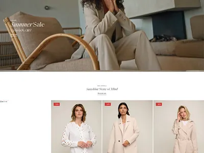 ECommerce Website Design figma