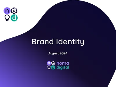 Noma Digital Branding agency branding figma graphic design indigo logo teal