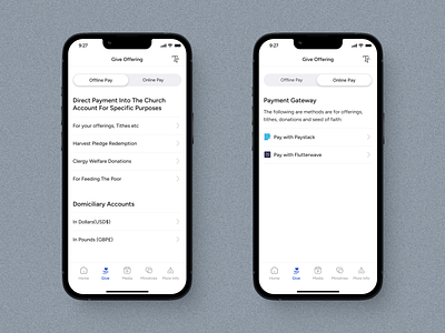 Church App: Give Offering animation app branding design graphic design illustration ios iphone logo minimal mobile ui ux