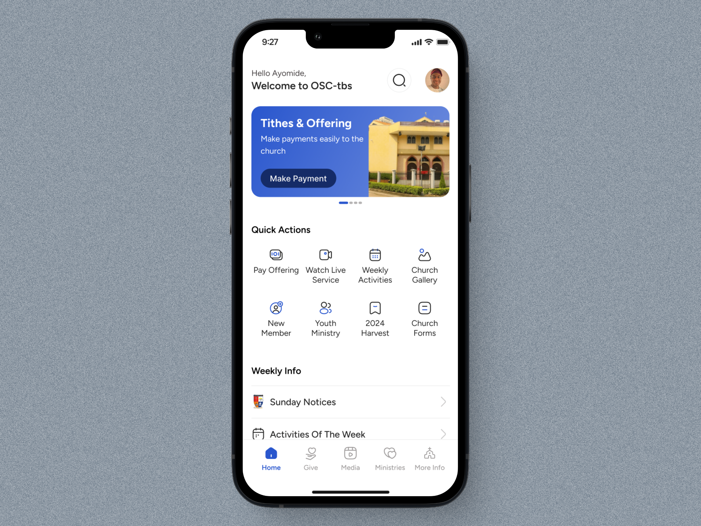 Example of Mobile App Design