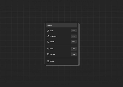 Context menu app app design desktop graphic design ui ux