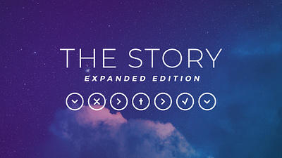 The Story Sermon Series Cover Art church design content design graphic design sermon series cover art social media marketing