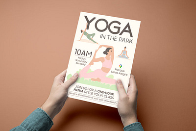 Yoga Class Poster flyer graphic design poster yoga