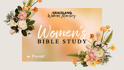 Women's Bible Study Flyer graphic design