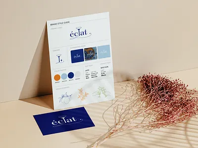 Branding Style Guide for a conceptual restaurant branding graphic design logo