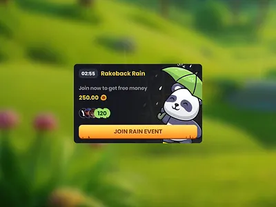 Casino Panda — Rakeback chat rain blockchain cashback casino casino app chat chat bubble gambling game art game interface game ui gaming interactive chat live casino product design rakeback roulette