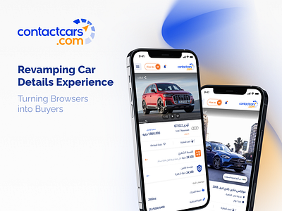 Contactcars UX Case Study android app app ux automotive egypt ios mobile saudi ui uiux ux