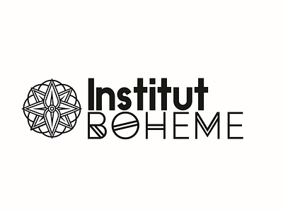 Institut Bohème graphic design logo