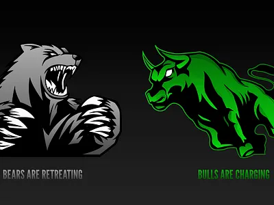 Market mood graphic design logo