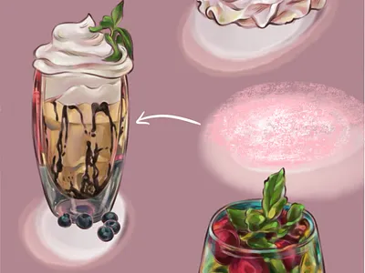 Sweets for cafe