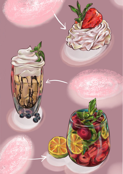 Sweets for cafe