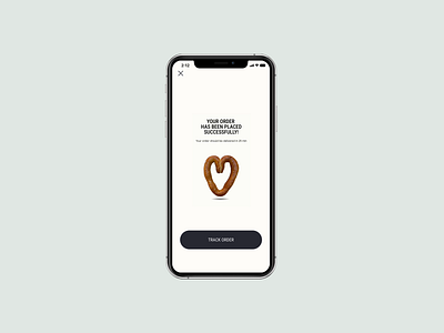 UX/UI design for food ordering app, The Pretzel Day appdesign mobiledesign productdesign ui ux uxui