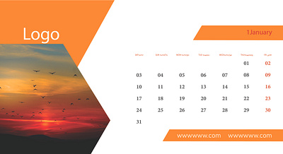 Calendar desk branding calendar desk graphic design logo