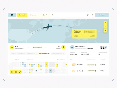 Delivery Saas Dashboard B2B | Lazarev. b2b clean dashboard delivery design illustration interaction interface product design saas supply chain ui ux