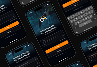 D-Smart ✧ Login and Sign-Up Screens app appdesign appui designinspiration digitaldesign gradientbuttons login minimaldesign mobile mobile app mobileapp modernui signup uiux userexperience userinterface userjourney uxdesign uxui visualdesign