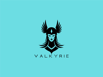 Valkyrie Logo barbarian battle business character graphic design helmet illustration nordic security valkyrie valkyrie logo valkyries viking women warrior warrior women wings wings women