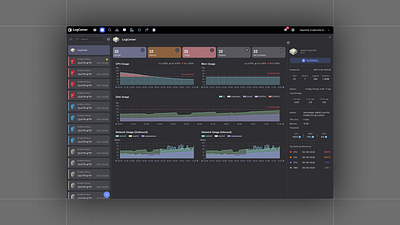 SIEM System animation ui