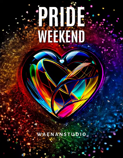 AI | ADOBE FIREFLY | PRIDE WEEKEND ai fashion g graphic design motion graphics