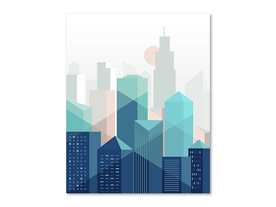 City Landscape building illustration city building city illustration city landscape design flat design illustration landscape landscape illustration vector art