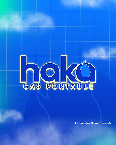 HAKA Gas Portable Social Media Posts feed graphic design infography post social media typography